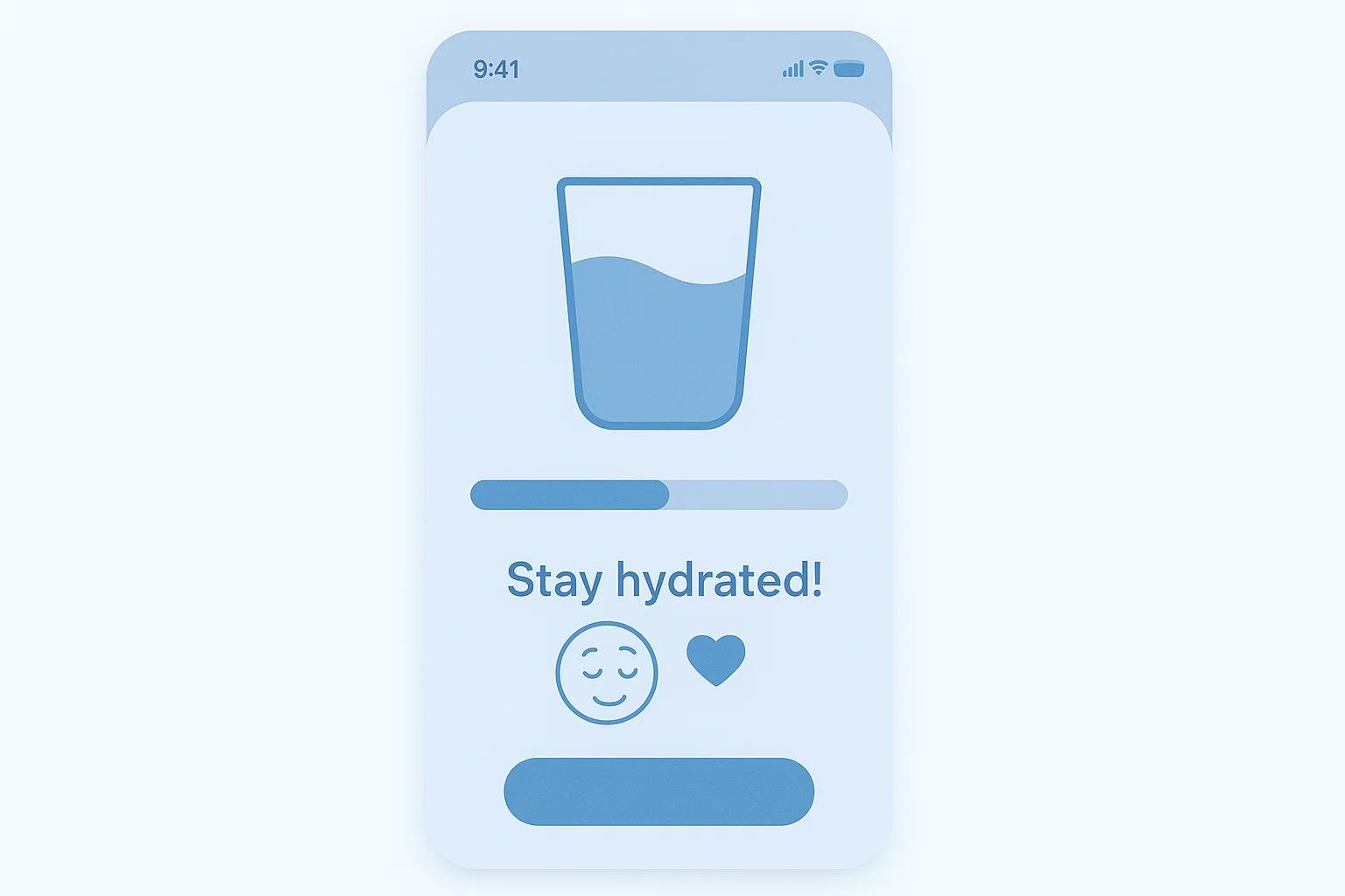 اپلیکیشن یادآوری نوشیدن آب